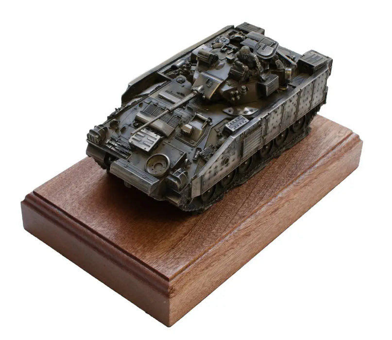 Warrior FV510 Infantry Fighting Vehicle Cold Cast Bronze Statue Military Statue