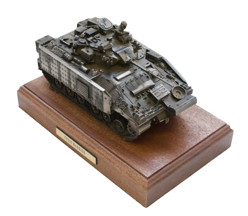 Warrior FV510 Infantry Fighting Vehicle Cold Cast Bronze Statue Military Statue