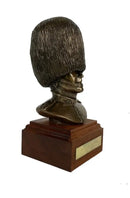 Welsh Guards Bust Cold Cast Bronze Military Statue Sculpture Military Statue