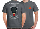 WELSH GUARDS BUTTONS IN FIVE'S DOUBLE PRINT T-Shirt