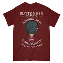 WELSH GUARDS BUTTONS IN FIVES Military Printed T-Shirt