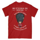 WELSH GUARDS BUTTONS IN FIVES Military Printed T-Shirt