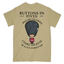 WELSH GUARDS BUTTONS IN FIVES Military Printed T-Shirt