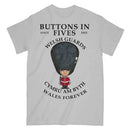 WELSH GUARDS BUTTONS IN FIVES Military Printed T-Shirt