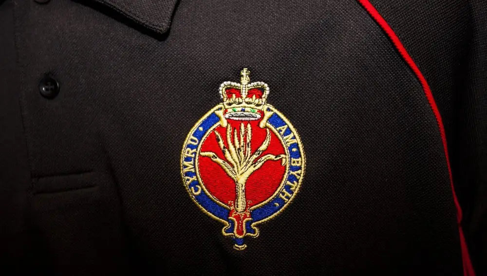 POLO Shirt - Welsh Guards Performance Polo 'Multi Logo Options Build Your Own Shirt'